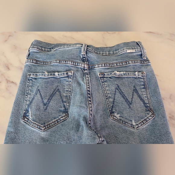 Mother The‎ Insider Ankle Denim Bloom And Doom Jeans - Picture 10 of 10